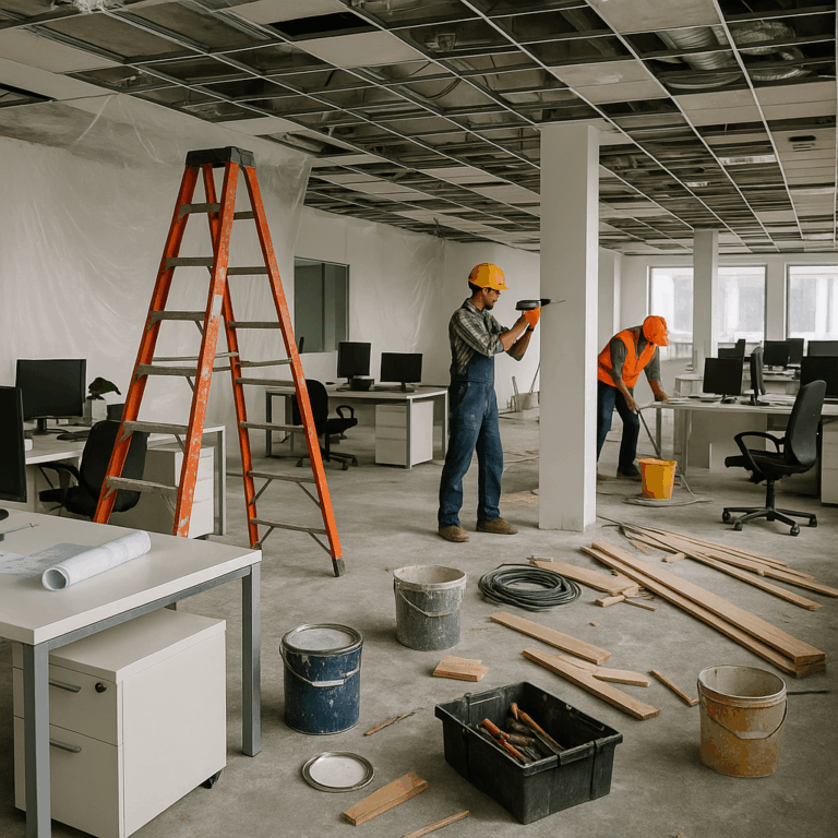 Remont biur – jak uniknąć przestojów w działalności?